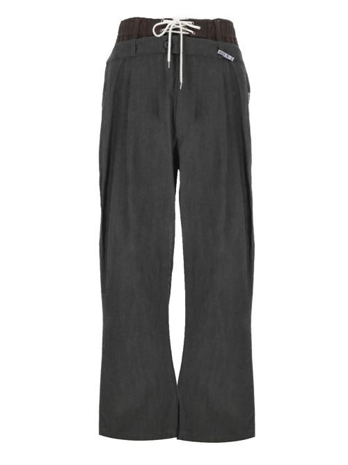 Pantalone con desgin a strati Mihara Yasuhiro | A10PT031BLACK